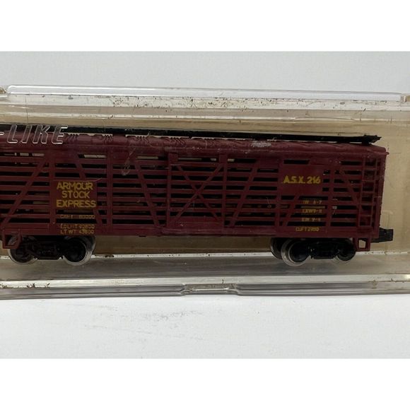 Other - Vintage N Guage Armour Stock Car No Trucks Couplers in Box 7071